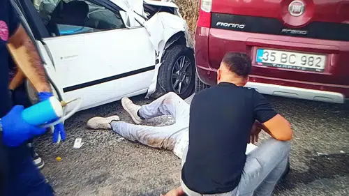 Kiraz yolunda kural hatası can yaktı: 8 kişi hastanelik oldu