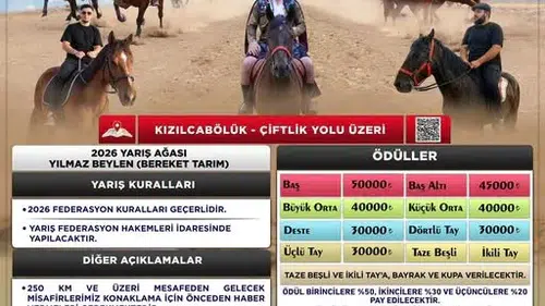 Tavas'ta nefesler tutuldu: Rahvan atçılığın kalbi Kızılcabölük'te atacak