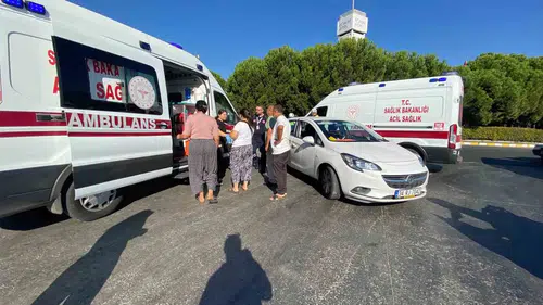 Efeler'de kavşak kazası: Bir çocuk dahil iki kişi yaralandı