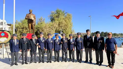 Datça’da vefa günü: Kahraman gaziler unutulmadı