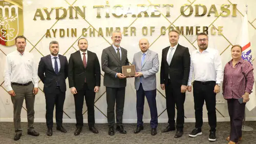 Aydın iş dünyası rotayı Ukrayna’ya çevirdi: Büyükelçi Dzhelialov AYTO’da ağırlandı