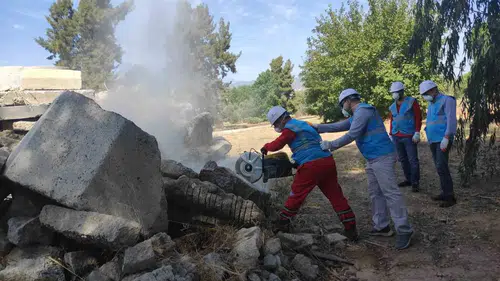 ADÜ'nün arama kurtarma timi zorlu sınav için sahaya indi