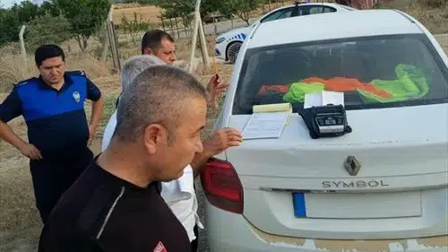Denizli’de kaçak döküme ağır fatura: Hem ceza yedi hem ehliyetinden oldu