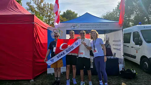 Söke ve Schönebeck dostluğu parkurlara taşındı: Üç Köprü Koşusu’nda büyük buluşma