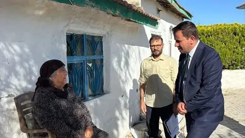 Emirdağ’da devletin şefkat eli köylere uzandı: Kaymakam Topaca’dan anlamlı ziyaret turu