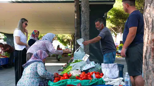 Hacıömerli'de toprağın bereketi tezgahlara taşındı: Doğal ürünlerin yeni adresi