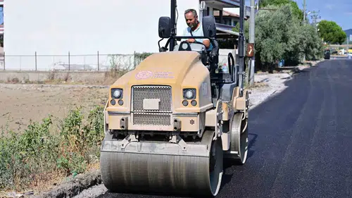 Gölmarmara’da su baskınlarına karşı dev asfalt operasyonu: Kot sorunu tarih oluyor