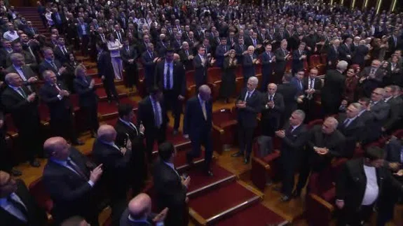Cumhurbaşkanı Erdoğan: "Geçtiğimiz asırda petrol ve karbon yakıtlar için yapılan mücadele önümüzdeki dönemde su alanında yapılacaktır"