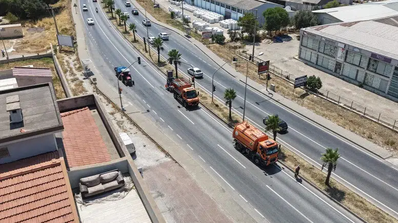 Başkan V. Şen Devreye Girdi Çevreyolunda Düzenleme Çalışması Hız Kazandı