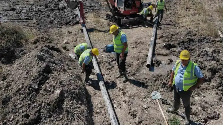 Milas’ta su çilesi sona erdi: Depoların besleme hattı baştan aşağı yenilendi
