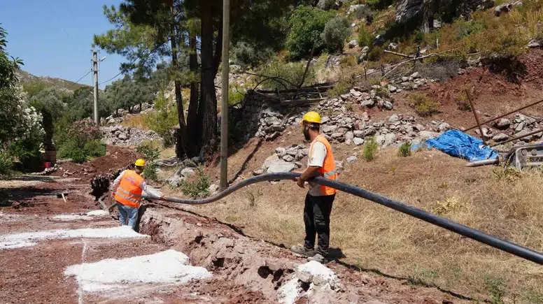 Marmaris'te altyapı seferberliği: Özel mülkiyet engeli tarihe karışıyor