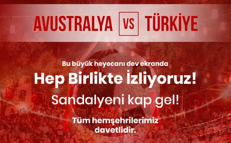 Balçova’da Milli Heyecan Dev Ekrana Taşınıyor