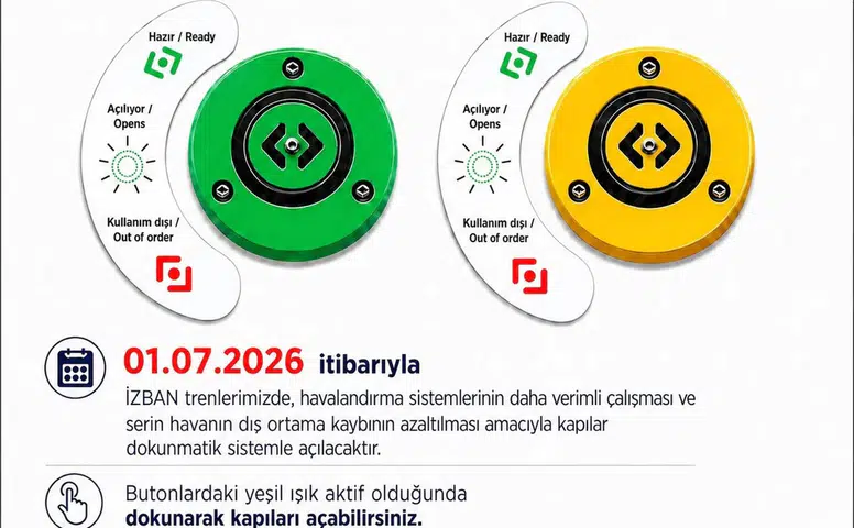 ​İZBAN bir dokunuşla hem serinleyecek hem de doğayı koruyacak