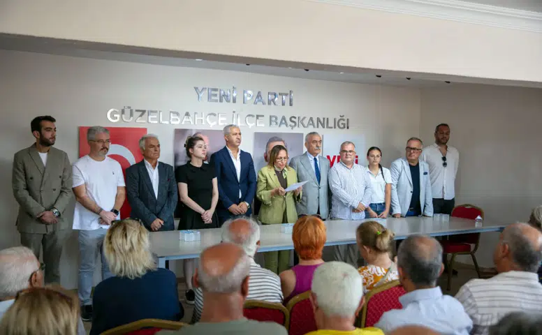 Güzelbahçe'de Yeni Parti'ye Toplu Katılım