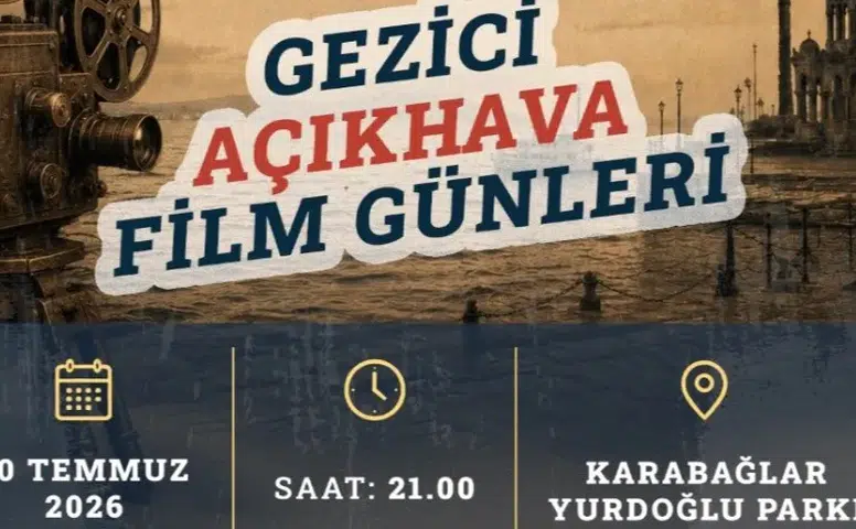 Gezici Açıkhava Film Günleri Karabağlar'da başlıyor