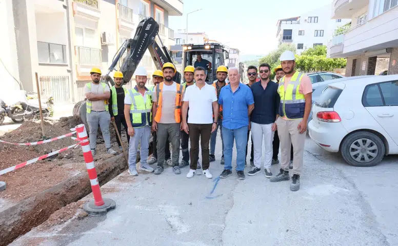 Dikili'de Doğal Gaz Ağı Genişliyor: 5. Etap Çalışmaları Hız Kesmeden Başladı