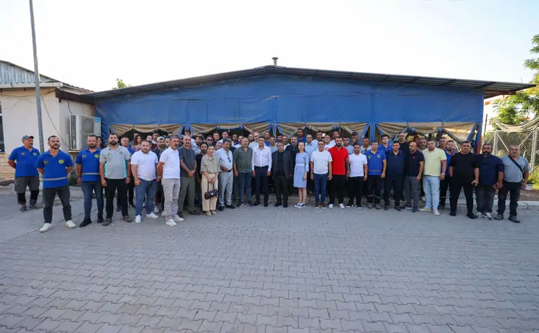 Başkan Vekili Benzer, mesaiye Park Bahçeler şantiyesinde başladı