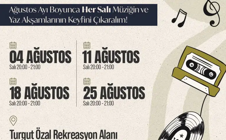 Bayraklı’da Çim Konserleri Başlıyor