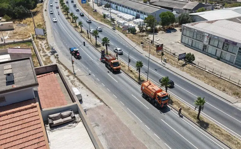 Başkan V. Şen Devreye Girdi Çevreyolunda Düzenleme Çalışması Hız Kazandı
