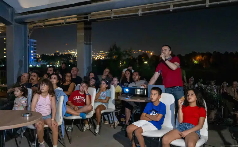 Bornova'da 8500 yıllık tarihin gölgesinde unutulmaz gökyüzü gözlemi