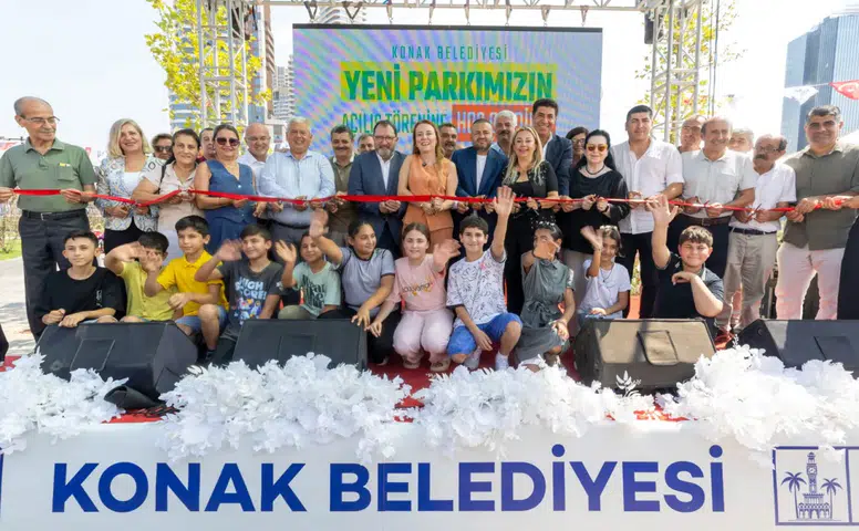 Konak 6 bin metrekarelik yeni parkına kavuştu