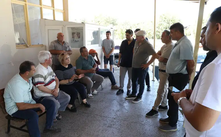 Başkan V. Şen’den Hafta Sonu Mesaisi