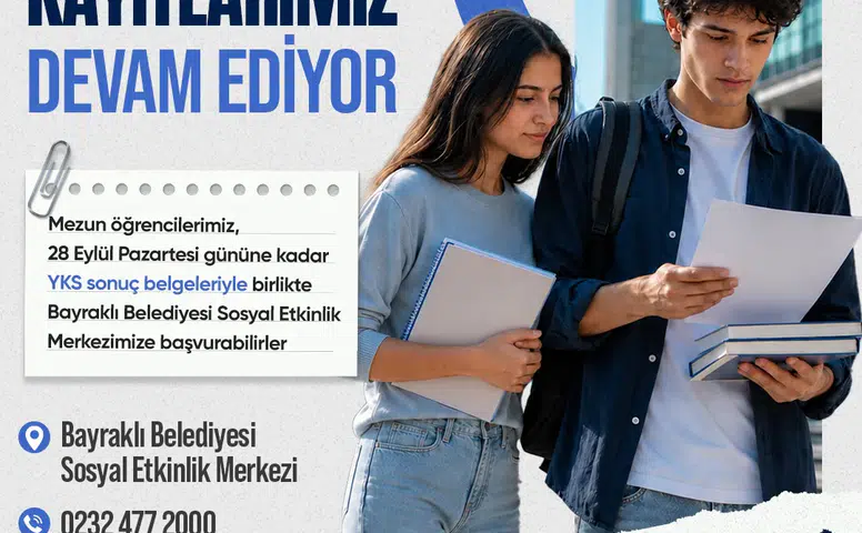 Bayraklı’da mezun öğrencilere YKS desteği