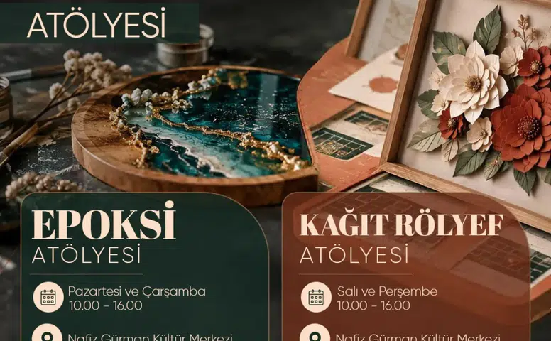 Bayraklı’da Sanatseverler İçin Yeni Atölyeler Başlıyor