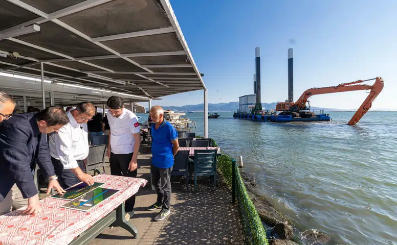 1,5 milyon ton dip çamuru çıkarıldı, rota kuzeye çevrildi