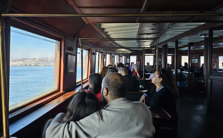 Bergama Vapuru ile tarihe yolculuk başladı
