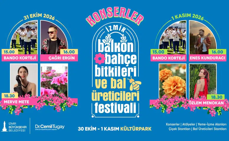 Kültürpark’ta çiçek ve bal festivali başlıyor