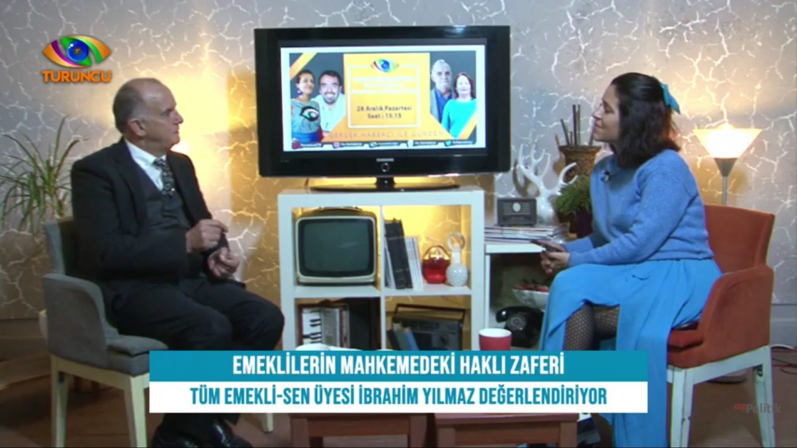 "Sendika kurmak en çok emeklilerin hakkı"