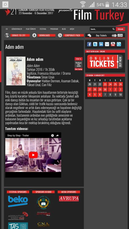 Londra Film Festivali' nde İzmir'den Bir Film