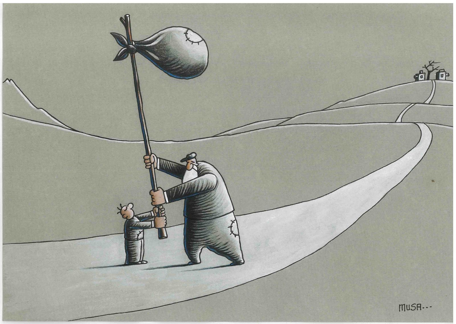 Karikatürler Bayraklı' da Yarıştı