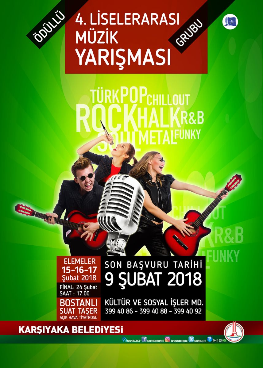 Müzik Grupları Karşıyaka' da Mücadele Edecek