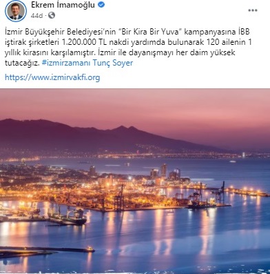 İstanbul Büyükşehir Belediyesi'nden 120 aileye bir yıllık kira desteği