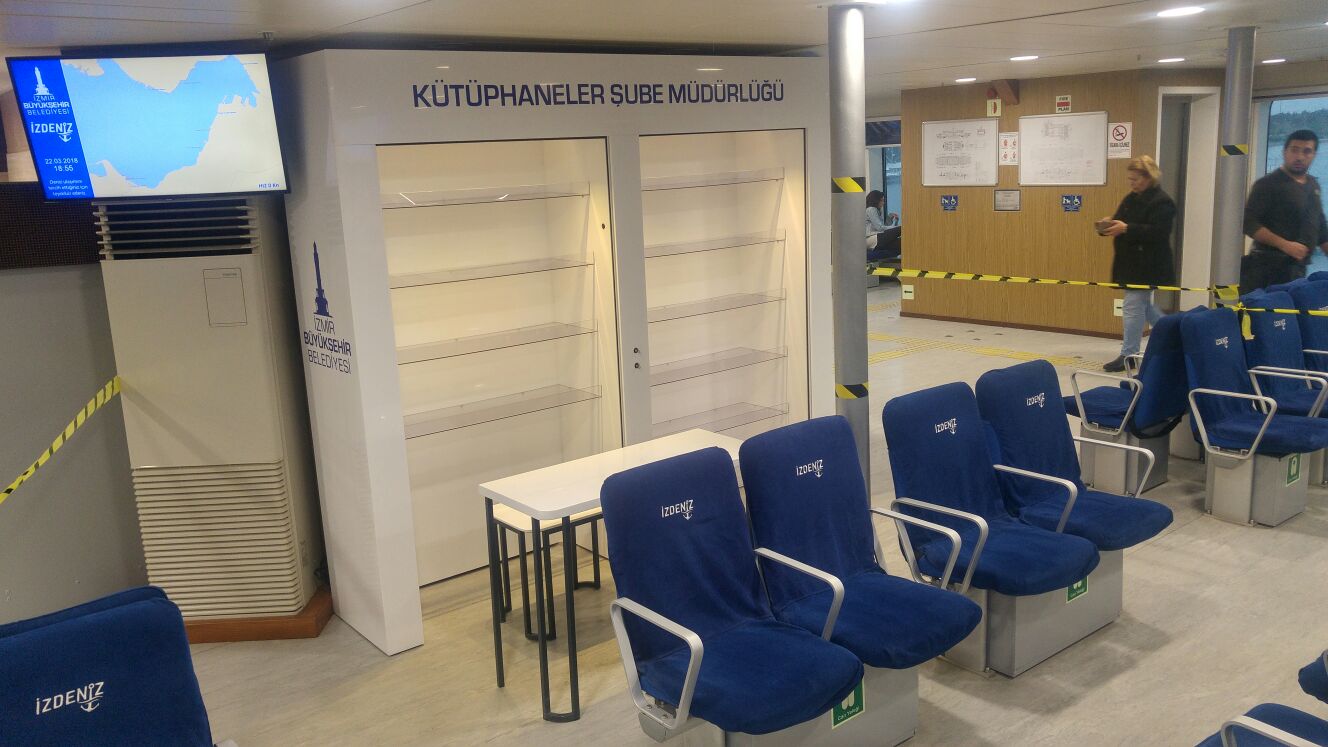 İzmir’e “yüzen kütüphane” geliyor