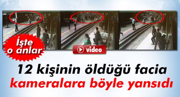 12 kişinin öldüğü facia kameralara böyle yansıdı
