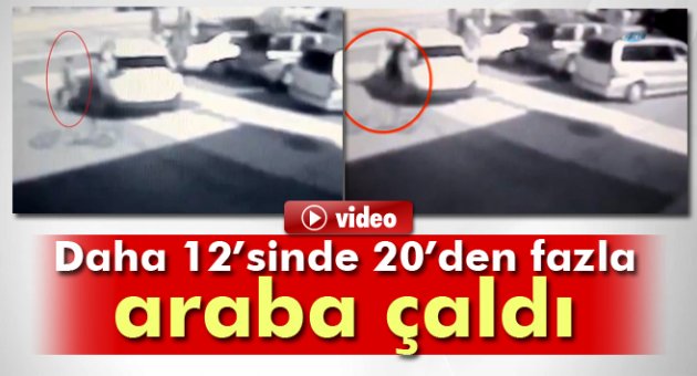 12 yaşında ama 20’den fazla araba çaldı