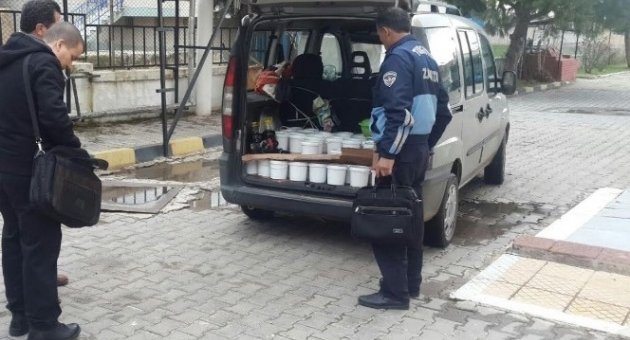 180 Kilo Sahte Bal Ele Geçirildi