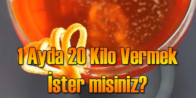 1 Ayda 20 Kilo Vermek İster misiniz?