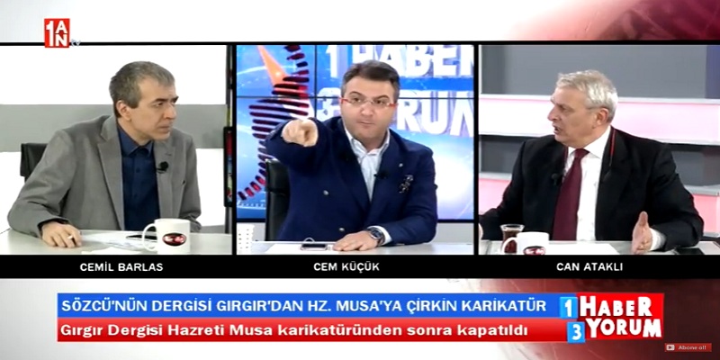 1 HABER 3 YORUM PROGRAMINDA GERGİN ANLAR