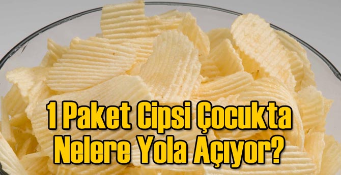 1 Paket Cipsi Çocukta Nelere Yola Açıyor?
