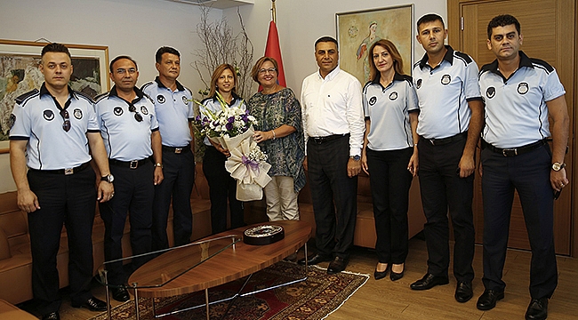 Başkan Pekdaş Zabıta Personelini Ağırladı
