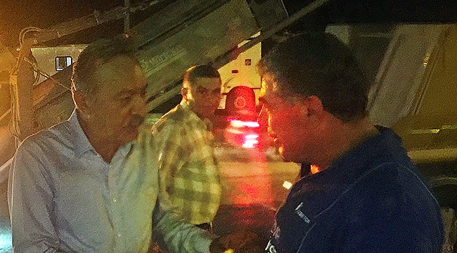 Bayır Gece Vardiyasında Çalışan Emekçilerin Yanında