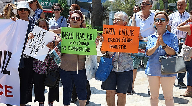 Müftülere Verilen Nikah Yetkisi Urla'da Protesto Edildi
