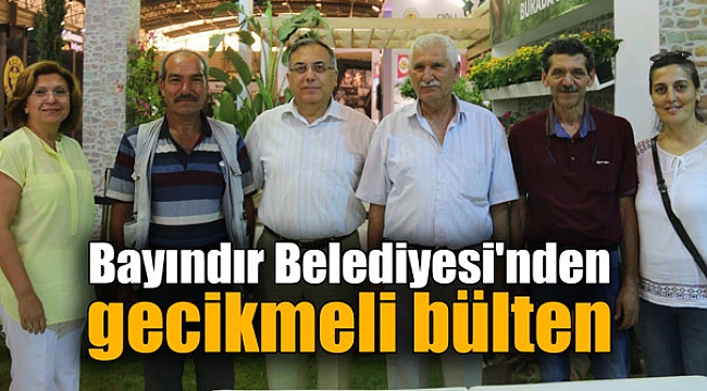 Bayındır Belediyesi'nden Gecikmeli Bülten
