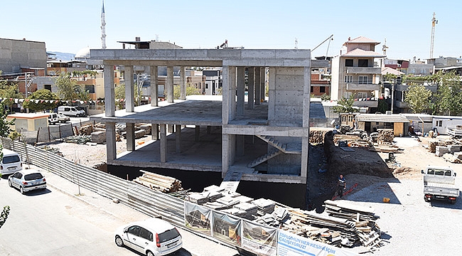 Doğanlar Kültür Merkezi İnşaatı Hızla İlerliyor