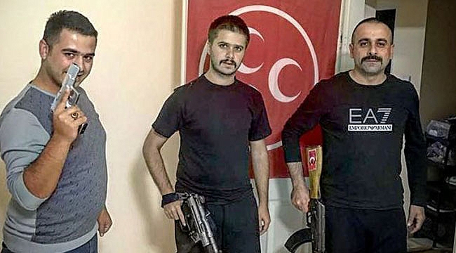 İstanbul Ülkü Ocakları Başkan Yardımcısı'ndan Kalaşnikoflu Paylaşım