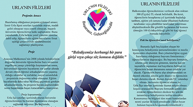 Urla’nın Filizleri İçin Destek Çağrısı